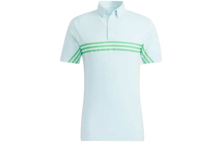 Adidas Adidas Polo Shirts Men's Glowing Mint Polo Collar Moderate Straight Fit