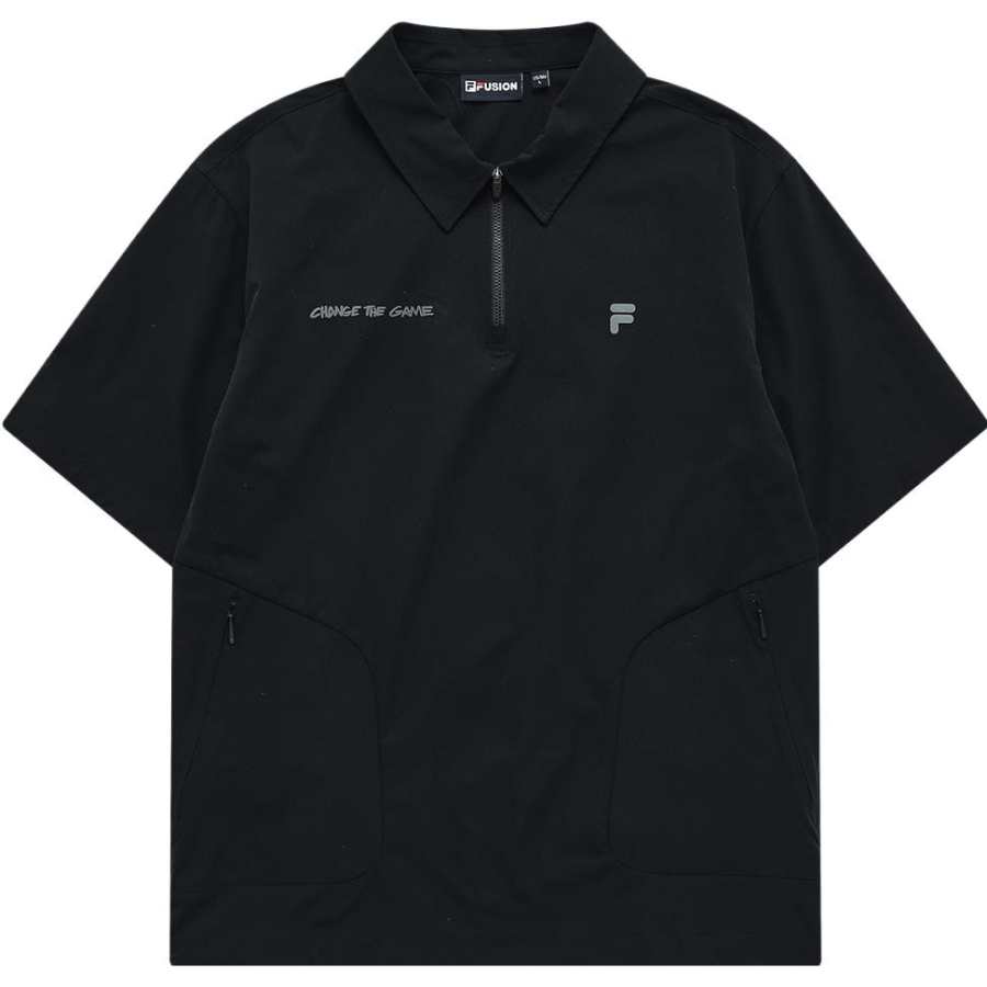 FILA FUSION STREET SPORT Polo Shirt Men's Pitch Black
