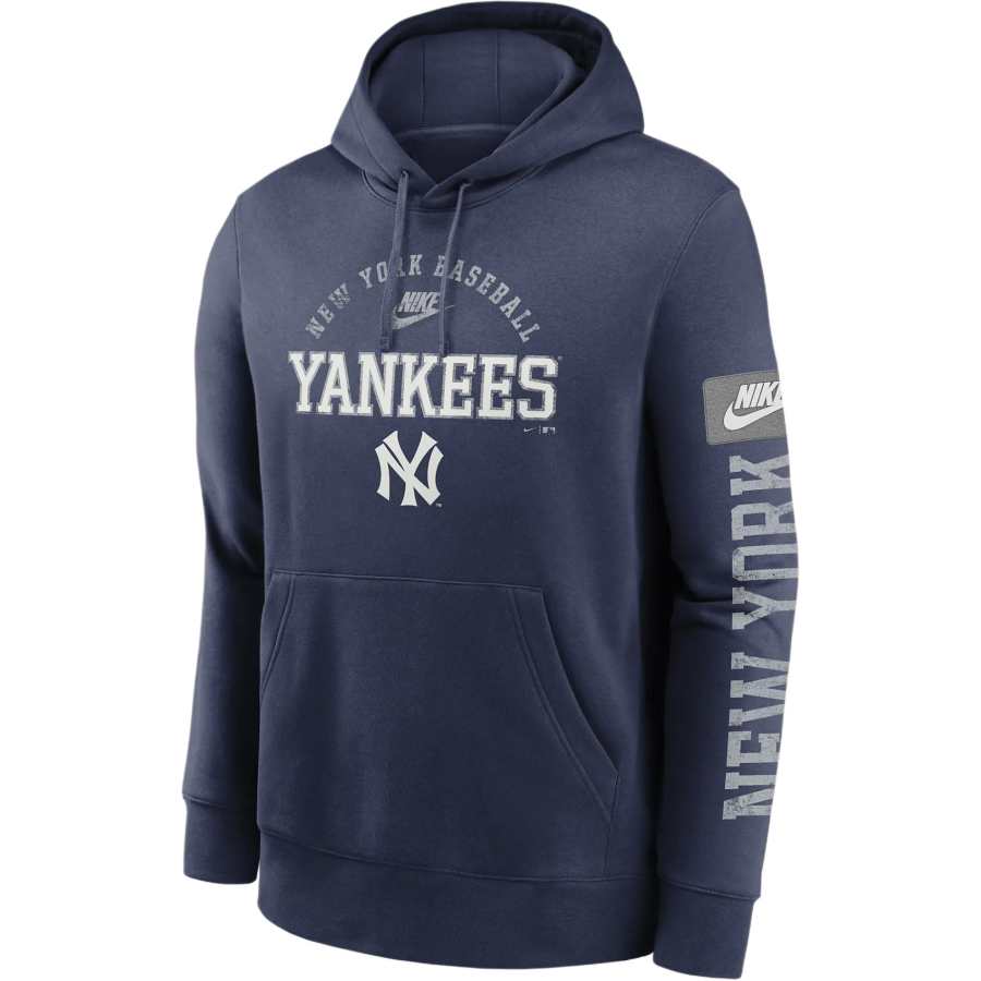 Nike Nike x MLB New York Yankees Cooperstown Splitter Club American Sweatshirt New York Yankees Men's Marine Blue