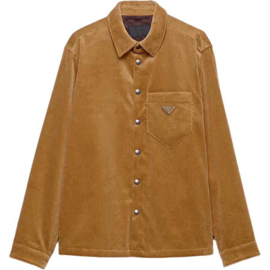 PRADA PRADA SS25 Shirt Men's Wheat Yellow