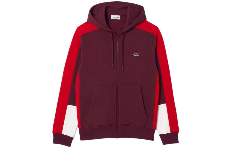 LACOSTE LACOSTE Sweatshirt Men's Bordeaux/Red/White
