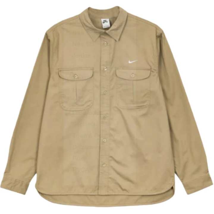 Nike Nike Shirts Unisex Olive Lapel Moderate Other