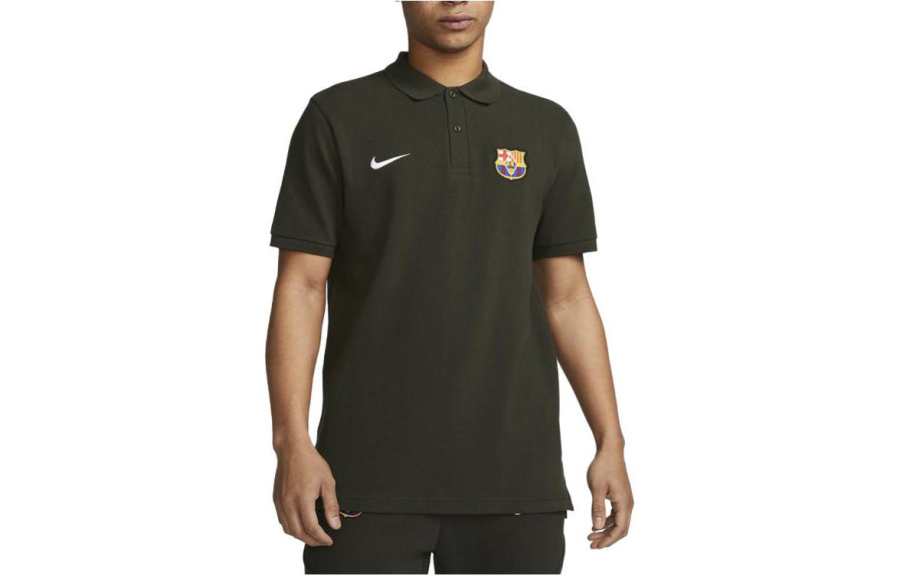 Nike Nike Polo Shirts Men's Red Top Polo Collar Moderate Straight Fit