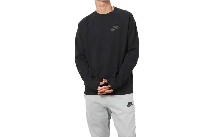 Nike Nike Sweatshirts Men's Black Crew Neck Moderate Regular