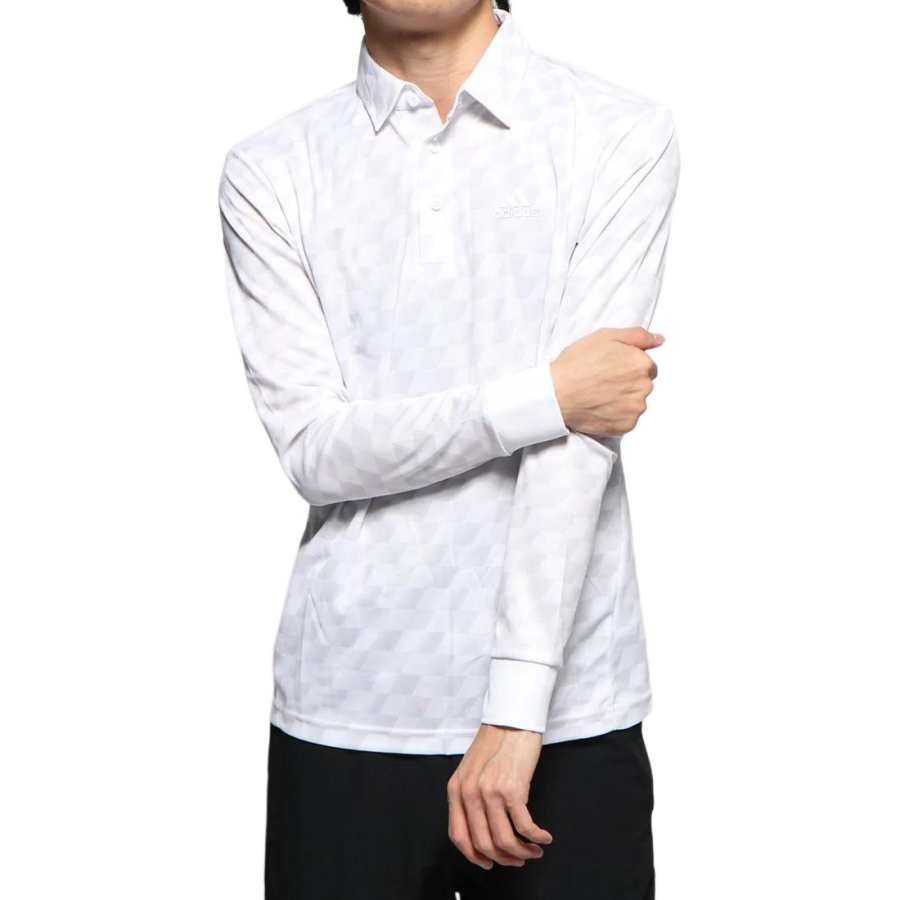 Adidas Adidas Polo Shirts Men's White Polo Collar Moderate