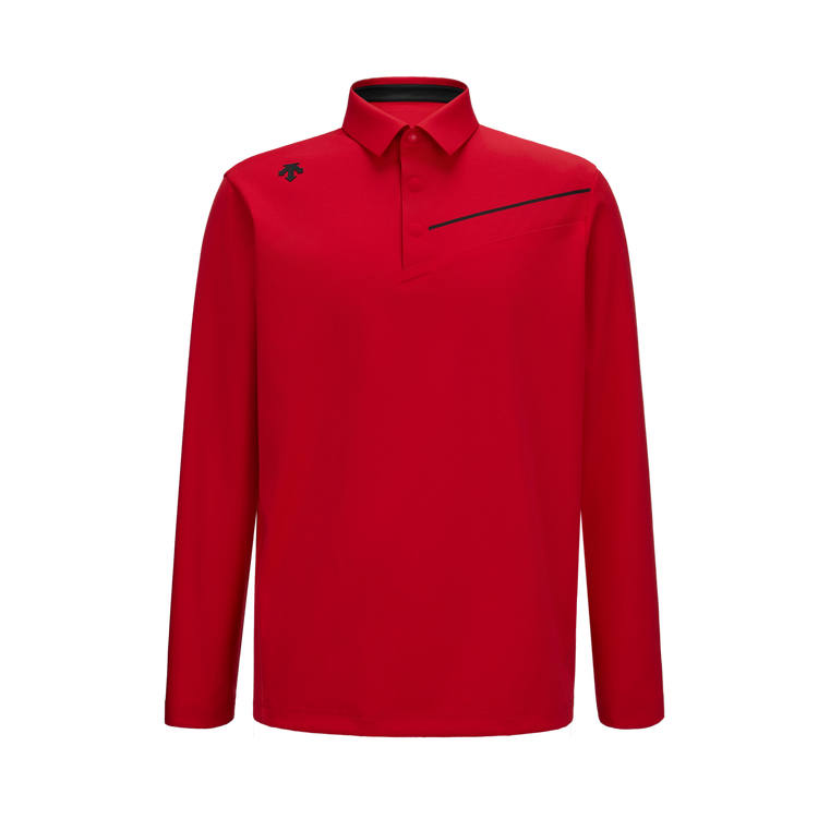 DESCENTE PRO Polo Shirts Men's Polo Collar Moderate