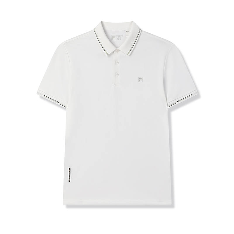 FILA WHITE Polo Shirt Men's Standard White