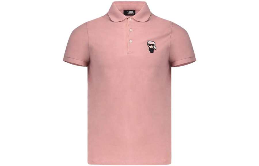 KARL LAGERFELD / Karl Lagerfeld Jeans Polo Shirt Men's Pink