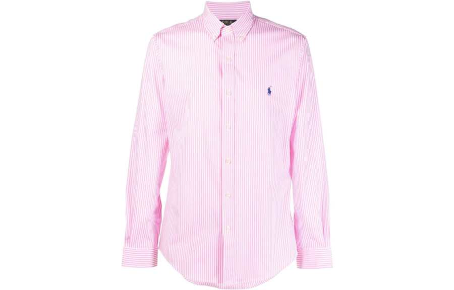 Polo Ralph Lauren Shirt Slim Fit Men's Pink