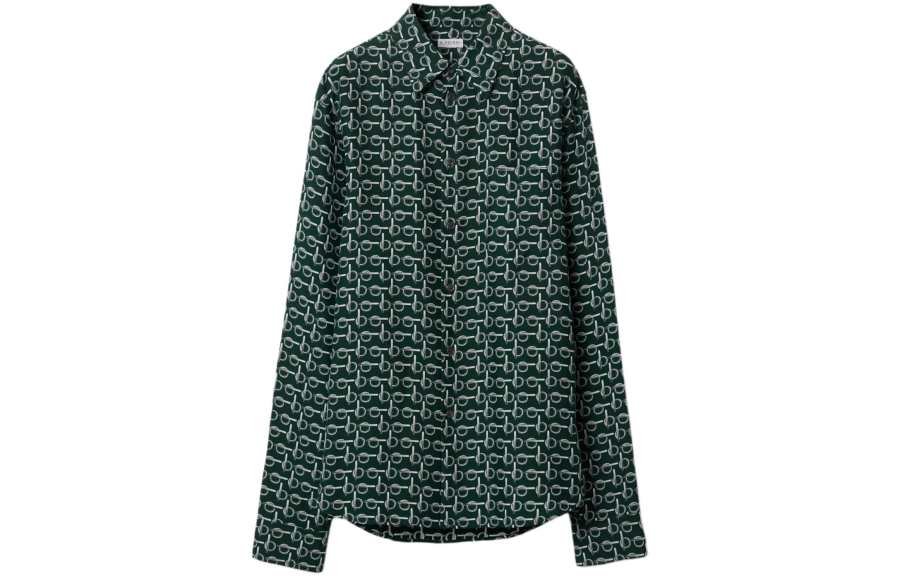 Burberry Burberry B Printed Silk Shirt