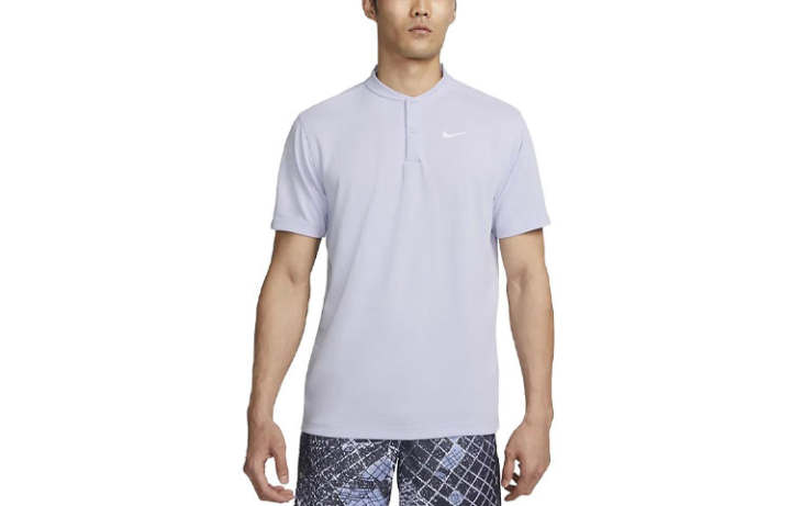 Nike Nike Polo Shirts Men's Oxygen Purple Polo Collar Moderate Straight Fit