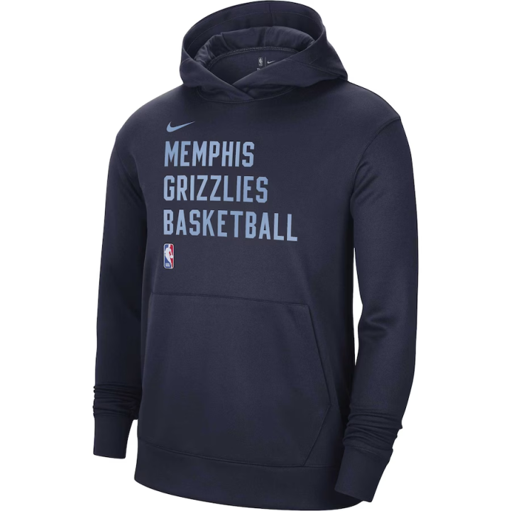 Nike Nike NBA Memphis Grizzlies 2023/24 Season Performance Spotlight Game Worn Jersey Sweatshirt Unisex Marine Blue
