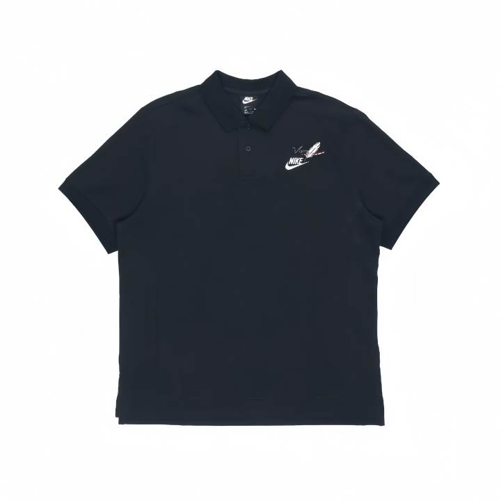 Nike Nike Polo Shirts Unisex Black Lapel Moderate Straight Fit