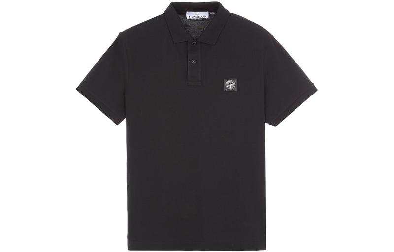 STONE ISLAND Compass motif Polo Shirt