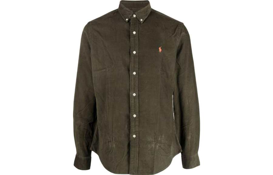 Polo Ralph Lauren Logo Embroidered Corduroy Shirt