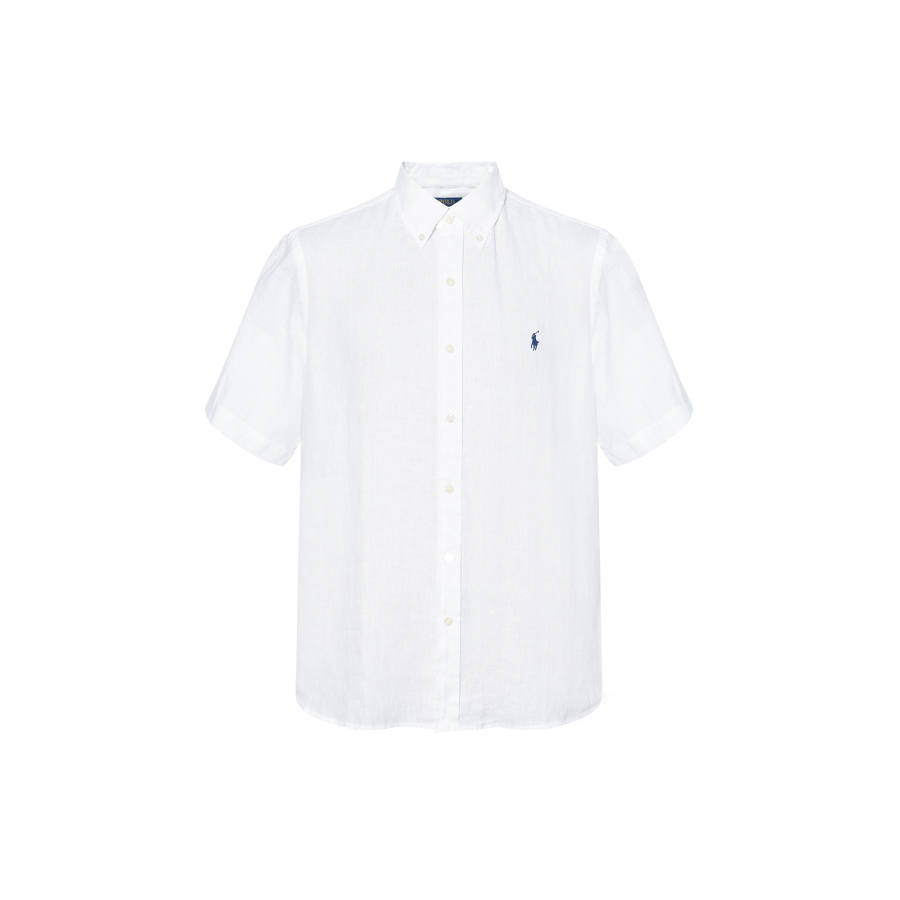 Polo Ralph Lauren SS23 Shirt Classic Version Men's White