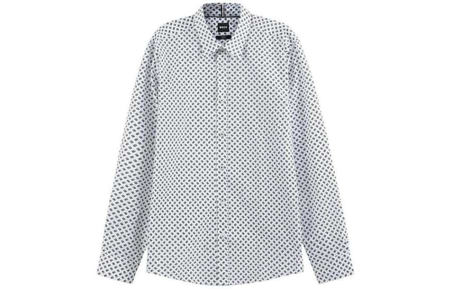 HUGO BOSS SS24 Shirt Men's White