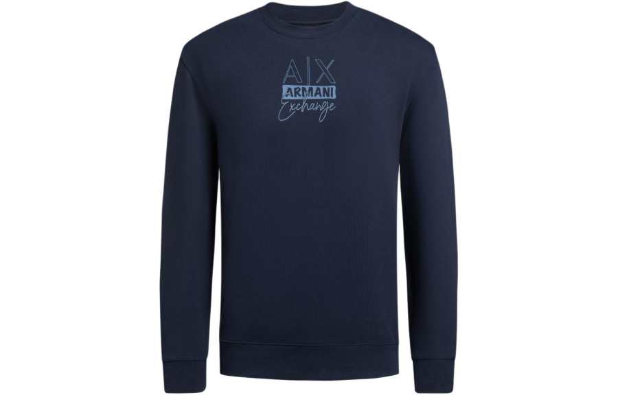 ARMANI EXCHANGE ARMANI EXCHANGE SS24 Sweatshirt Men's Navy Blue
