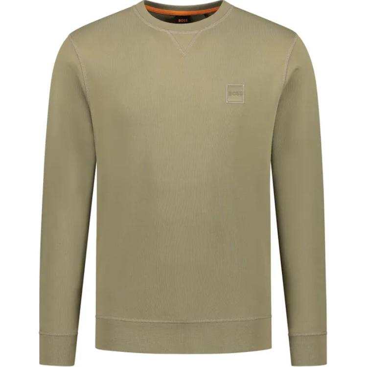 HUGO BOSS 【Best of: PromotionsPrevious Season】logo-embossed crew-neck sweatshirt