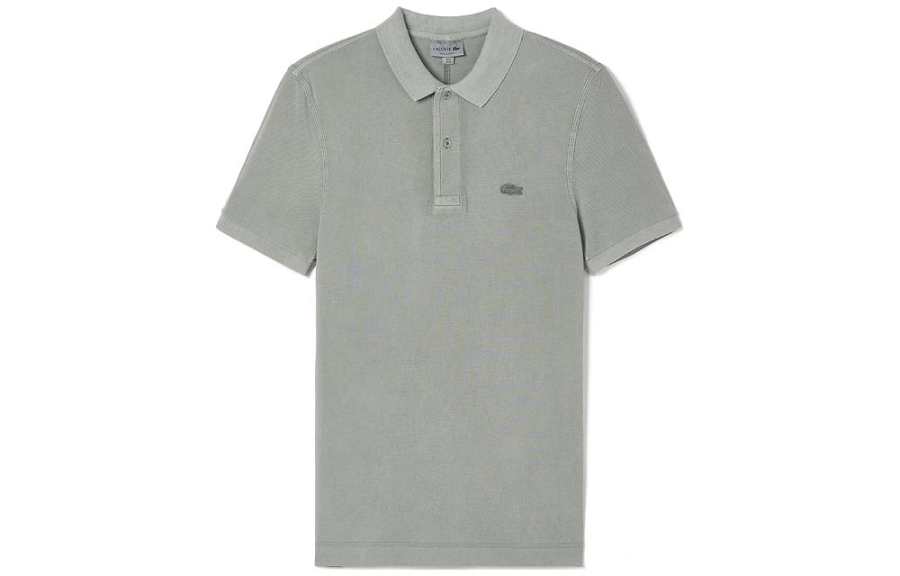 LACOSTE Polo Shirts Men's Gray Moderate