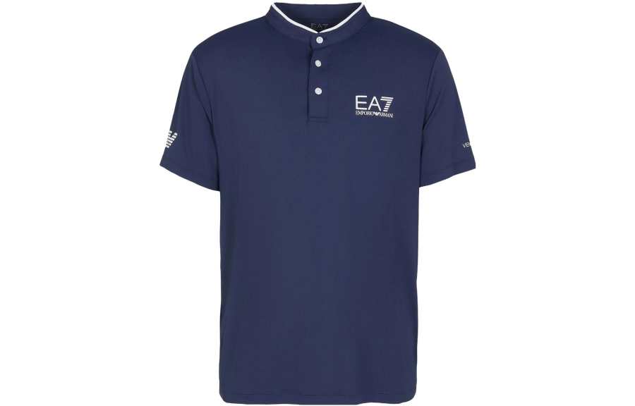 EMPORIO ARMANI EA7 FW23 Polo Shirt Men's Marine Blue