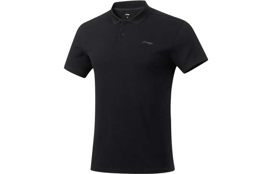 Li-Ning Li Ning Fitness Series Polo Shirt Men's Black