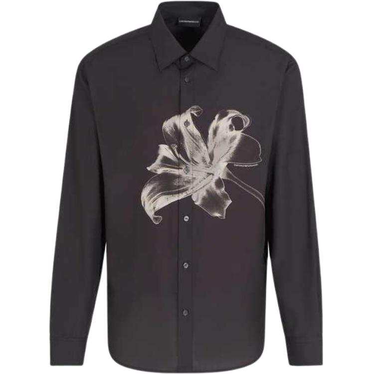 Emporio Armani floral-print shirt