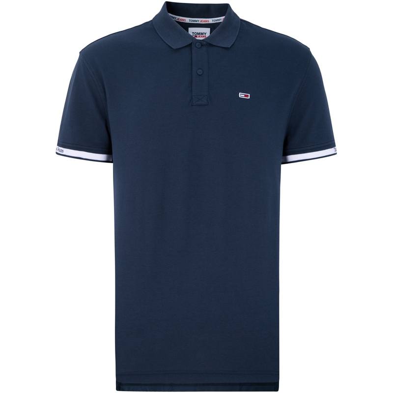 Tommy Hilfiger Short Sleeved Polo Shirt Men's Dark Blue