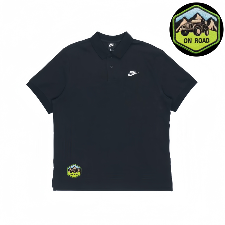 Nike Nike Polo Shirts Unisex Black Polo Collar Moderate Straight Fit