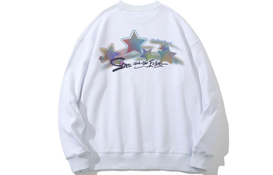 SANSYAS Sweatshirts Unisex Crew Neck Moderate Regular