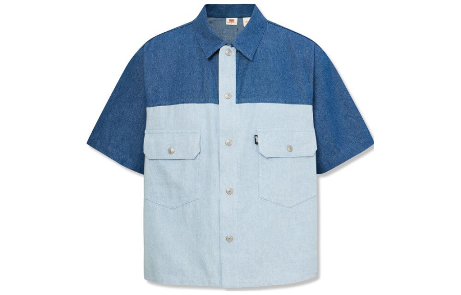 Levis Levis Shirts Men's Blue Pointed Collar Moderate Other