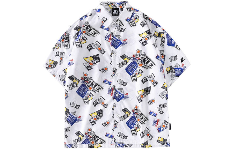 STARTER STARTER Shirts Unisex Lapel Moderate Other