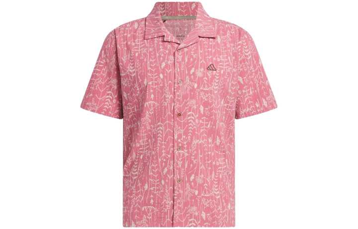 Adidas Adidas Shirts Men's Pink Lapel Moderate Other