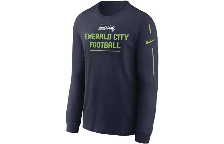 Nike Nike Sweatshirts Men's Navy Blue Crew Neck Moderate Regular