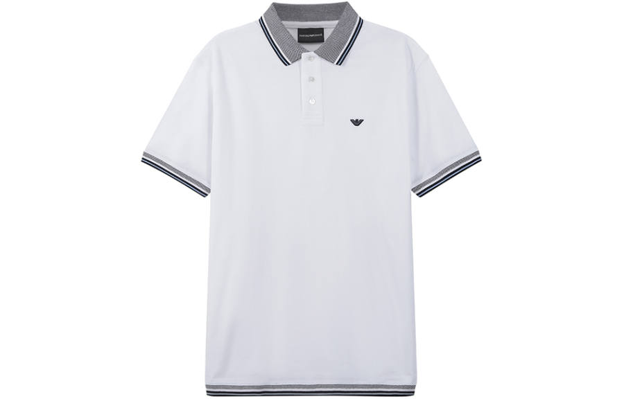 EMPORIO ARMANI SS23 Polo Shirt Men's White