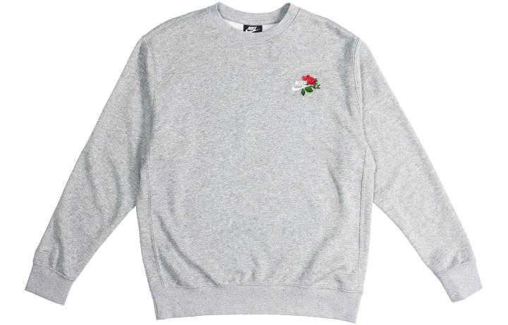 Nike Nike Sweatshirts Unisex Gray Crew Neck Moderate Regular