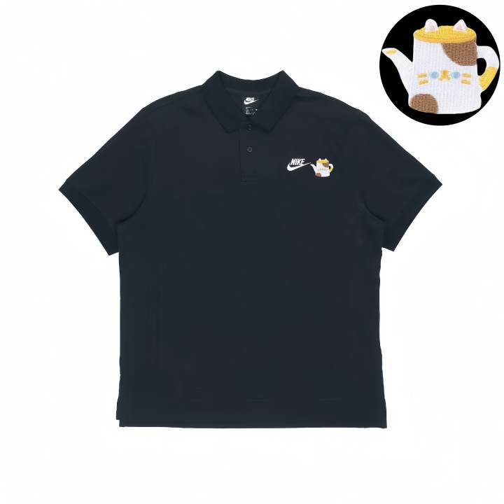 Nike Nike Polo Shirts Unisex Black Polo Collar Moderate
