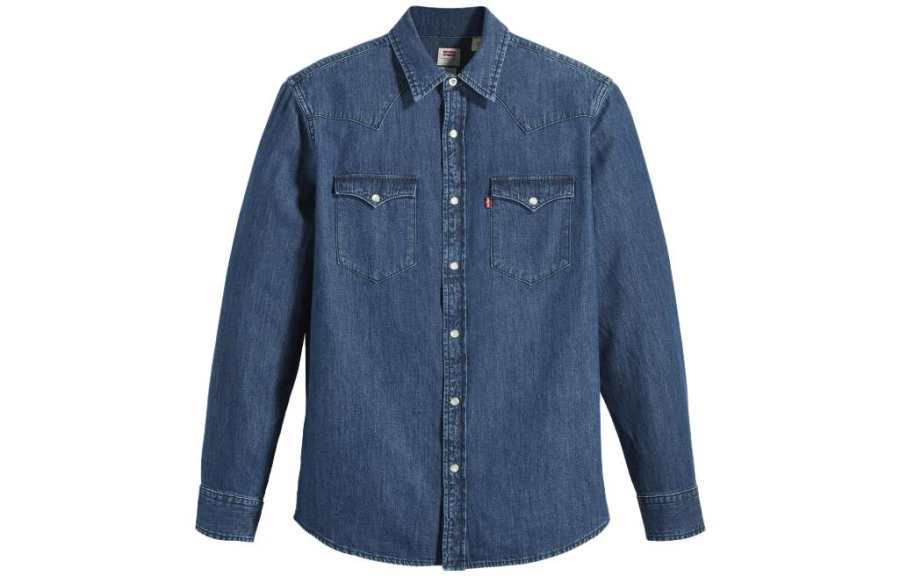 Levis Levis Shirts Men's Dark Blue Moderate