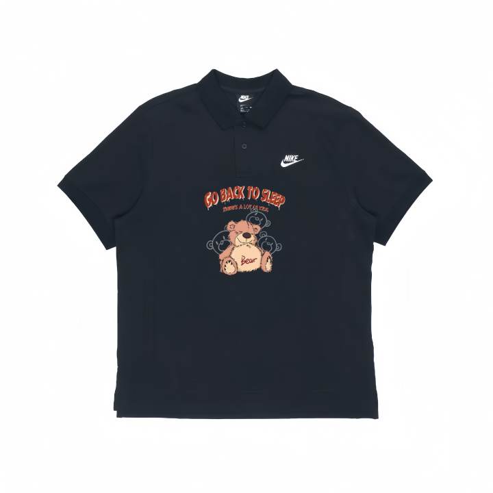 Nike Nike Polo Shirts Unisex Black Polo Collar Moderate