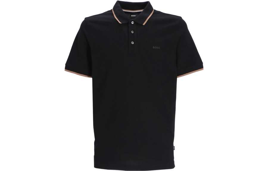 HUGO BOSS 【Best of: PromotionsPrevious Season】logo-embossed cotton polo shirt