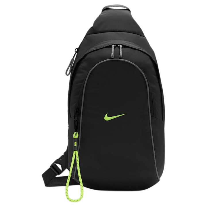 Nike Nike Polyester Crossbody Bag Sling Bag Regular Unisex Dark Gray & Smoke Gray & Vintage Style