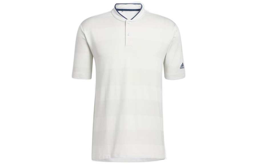 Adidas Adidas Polo Shirts Men's Gray Polo Collar Moderate Straight Fit