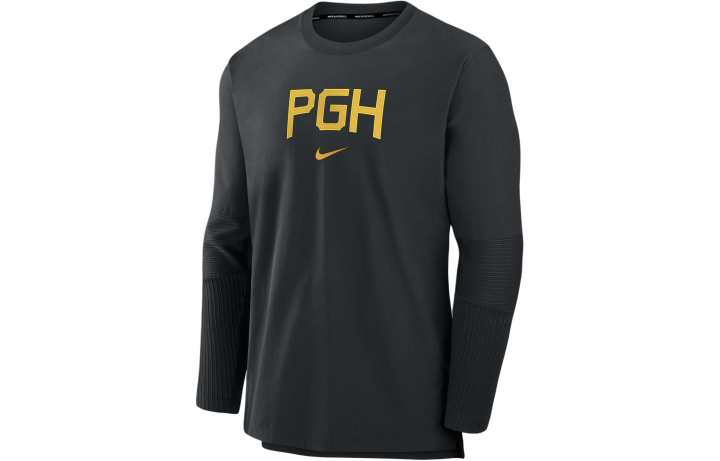 Nike Nike Pittsburgh Pirates Authentic Collection City Connect Player Men's Nike Dri-FIT Mlb Pullover Jacket
