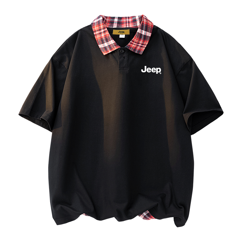 Jeep Polo Shirts Unisex Stand Collar Moderate