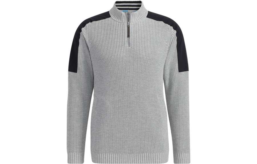 Adidas Adidas Polo Shirts Men's Gray Polo Collar Moderate Straight Fit