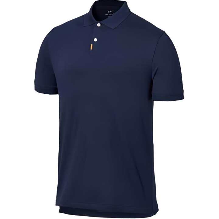 Nike Nike Polo Shirts Men's Blue Polo Collar Moderate Straight Fit