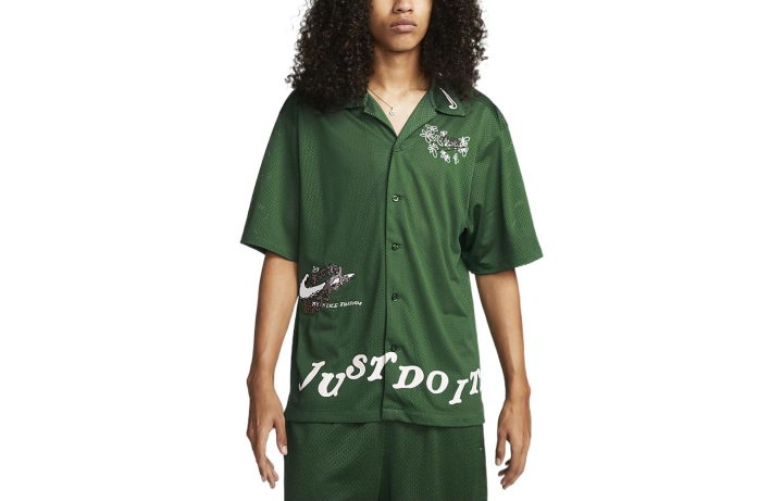 Nike Nike Shirts Men's Green Lapel Moderate Other