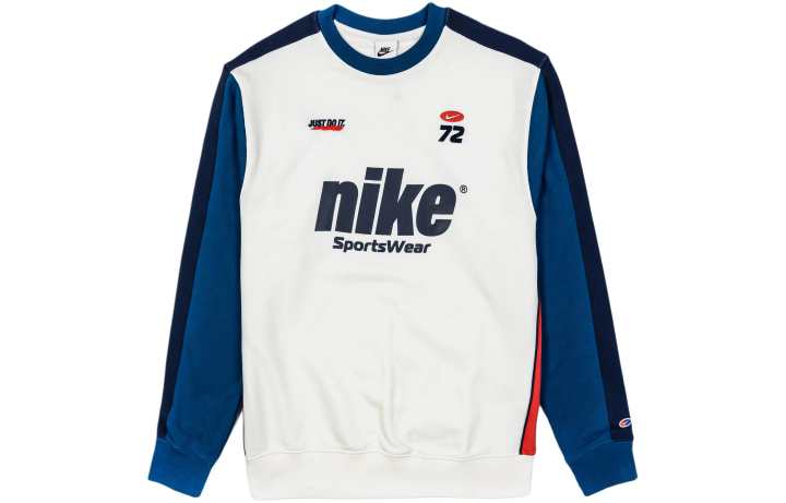 Nike Nike Sweatshirts Men's White Crew Neck Moderate Regular