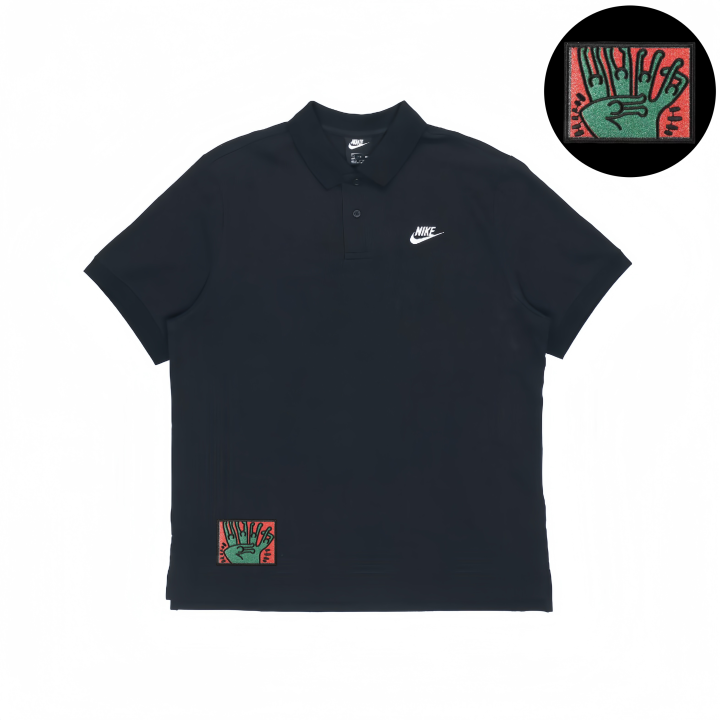 Nike Nike Polo Shirts Unisex Black Polo Collar Moderate