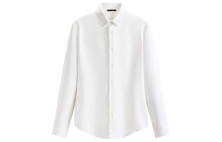 PEACEBIRD MEN Shirts Unisex Lapel Moderate Shirt